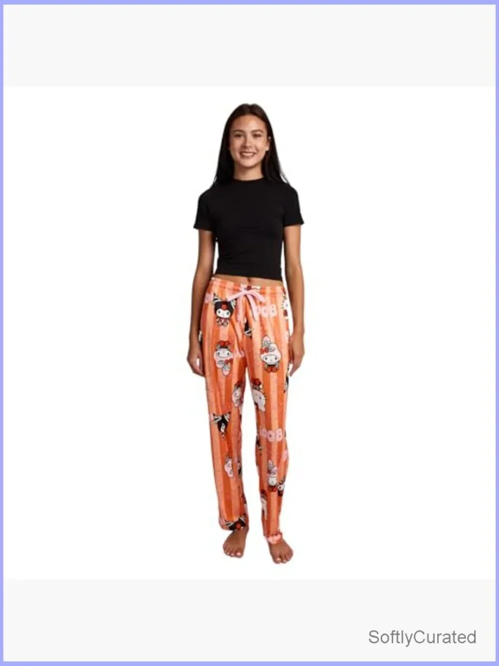 Women's Halloween Print Sleep Pajama Pants with Pockets